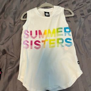 NWT Pixielane summer sisters tank. Size 2t